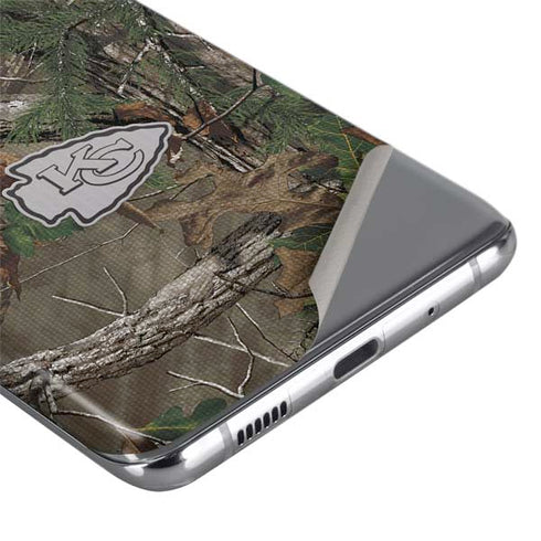 NFL Kansas City Chiefs Realtree Xtra Green Camo Galaxy S20 Ultra 5G Skin